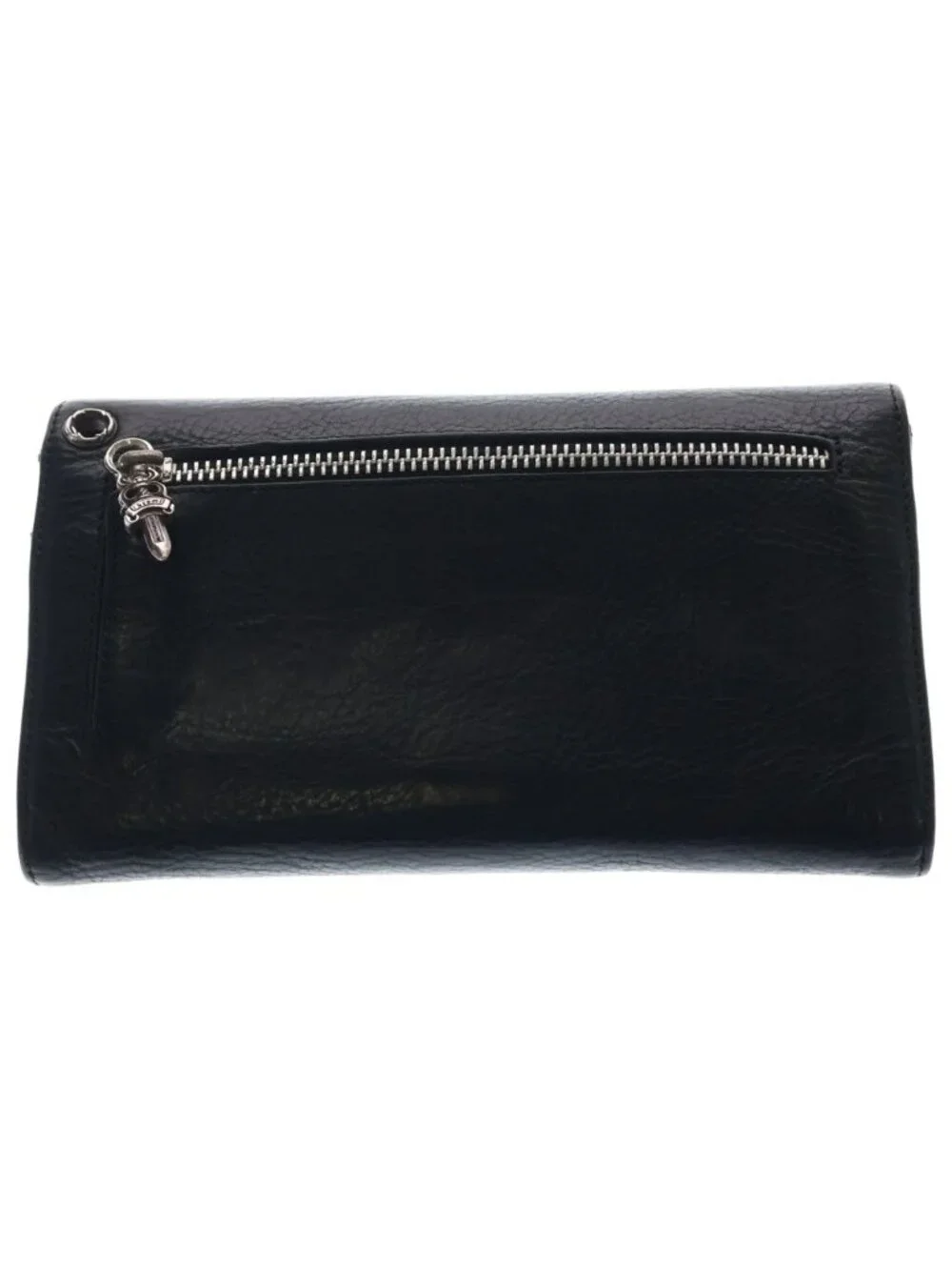 Chrome Hearts Wave Leather Wallet Black